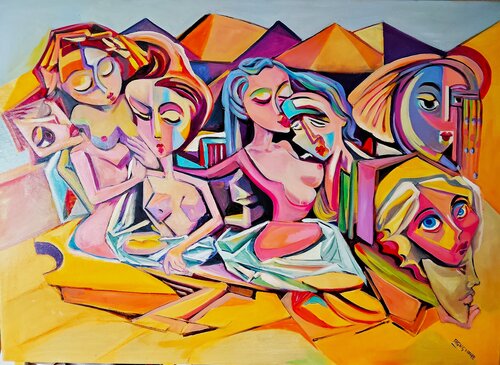 CAREZZE D'ORIENTE van mario alberto agugiaro, Schilderij te koop op Singulart