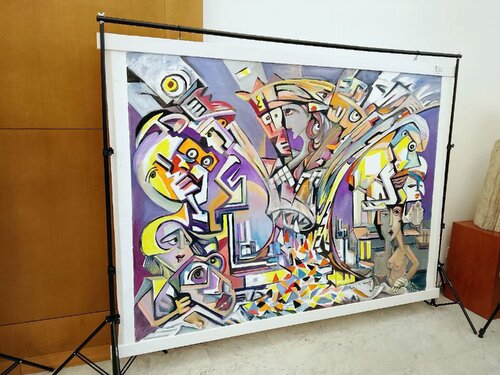 LA CITTA' CHE CADE de mario alberto agugiaro, Pintura a la venta en Singulart