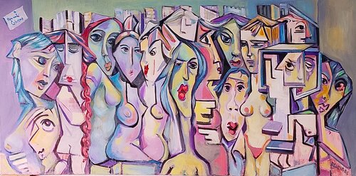 PE'NSATI LIBERA di mario alberto agugiaro, Pittura in vendita su Singulart