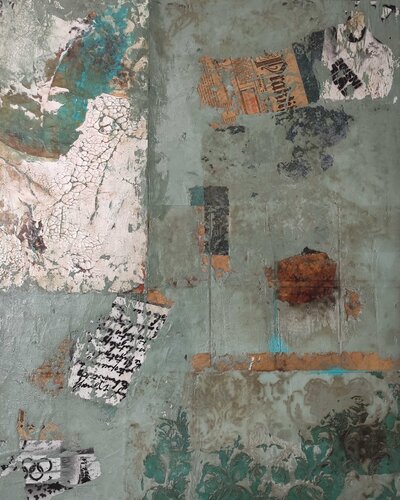 WALLS REMEMBER (2025) di Marion Albrecht, Pittura in vendita su Singulart