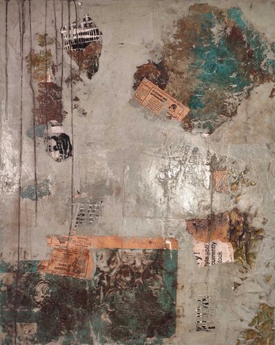 TIME LEFT OPEN (2025) di Marion Albrecht, Pittura in vendita su Singulart