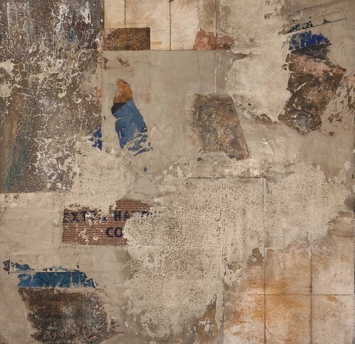 BLUE IN THE DUST (2025) van Marion Albrecht, Schilderij te koop op Singulart
