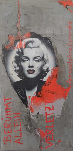 FAMOUS / ALONE / WOUNDED de Marion Albrecht, Pintura a la venta en Singulart