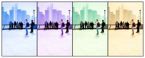 Shanghai Variations 2 von Werner Kästle, Druck kaufen auf Singulart