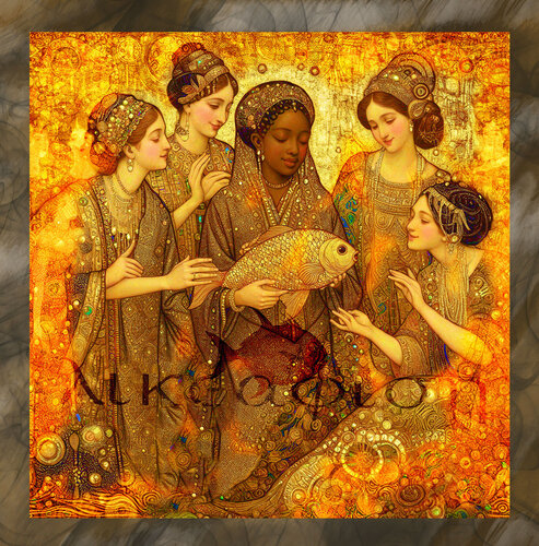 Klimt bruciato by Paolo Marchese, 디지털 for Sale on Singulart