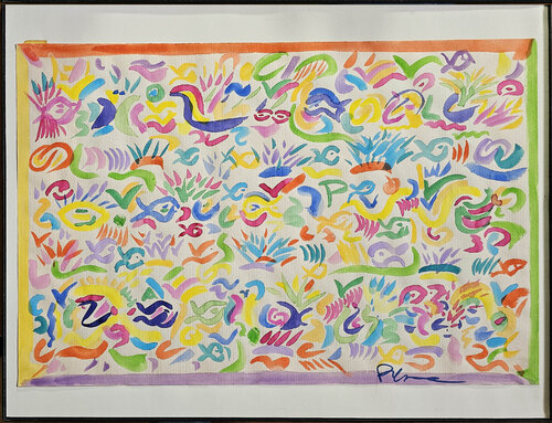 La nascita dei primi pesci by Paolo Marchese, Painting for Sale on Singulart