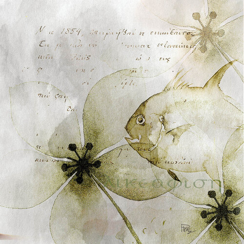 Big Flowers Fish di Paolo Marchese, Digitale in vendita su Singulart