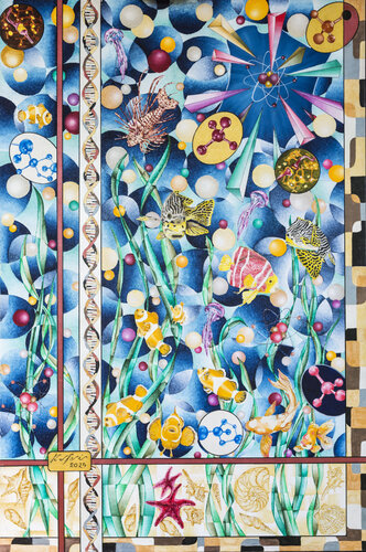 Acquario di Darwin von Claudio Del Frate, Malerei kaufen auf Singulart