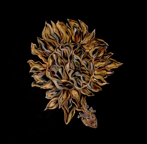 Flamme vivante par Lioorems, Peinture en vente sur Singulart