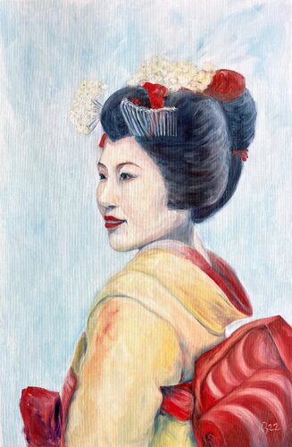 Moment °1 from the series “Captured Moments” by Kristin Braks, Painting for Sale on Singulart