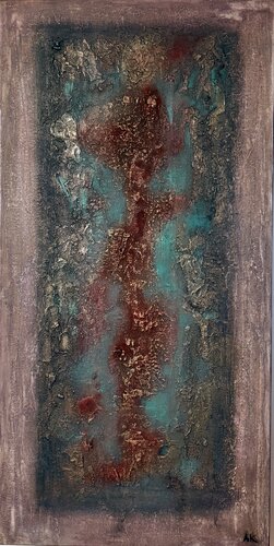 Fault line by Ana Köpe, Painting for Sale on Singulart