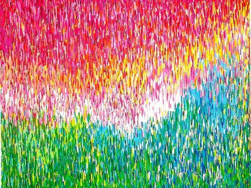 Foral Wealth by mARTine Houtsaeger, Painting for Sale on Singulart