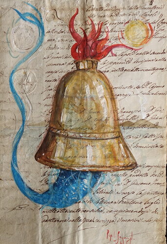 Risveglio di Partenope di Pasquale Scognamiglio, Opera su carta in vendita su Singulart