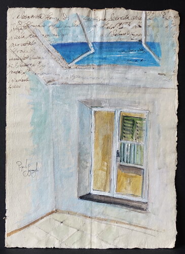 il mare interiore by Pasquale Scognamiglio, 종이 for Sale on Singulart