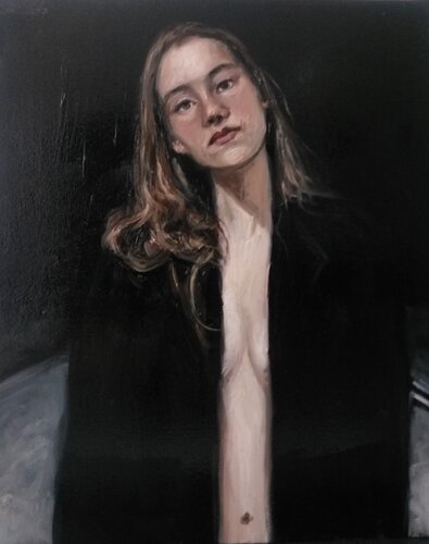 Mystery 01 van Despoina Kantere, Schilderij te koop op Singulart