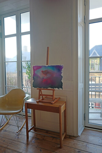 Dragon rises from the sky foto 2 by Søren Robert Lund, 소묘 for Sale on Singulart