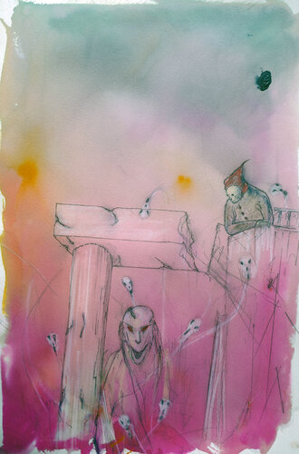 Hades underworld a fun place to be by Søren Robert Lund, 기타 매체 for Sale on Singulart