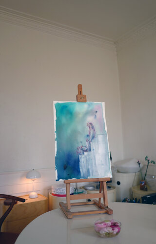 The gods of Olympus looking down at us by Søren Robert Lund, 기타 매체 for Sale on Singulart