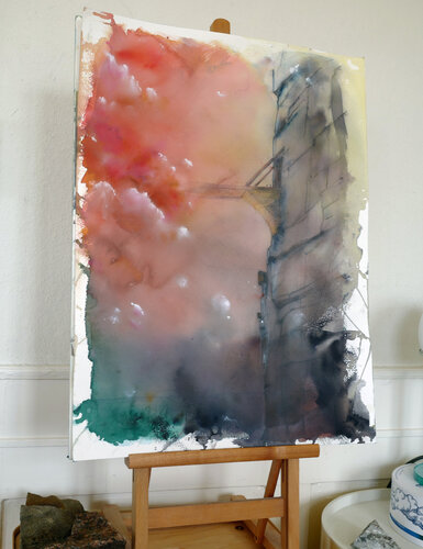 Bridge by the sea by Søren Robert Lund, Other Media for Sale on Singulart