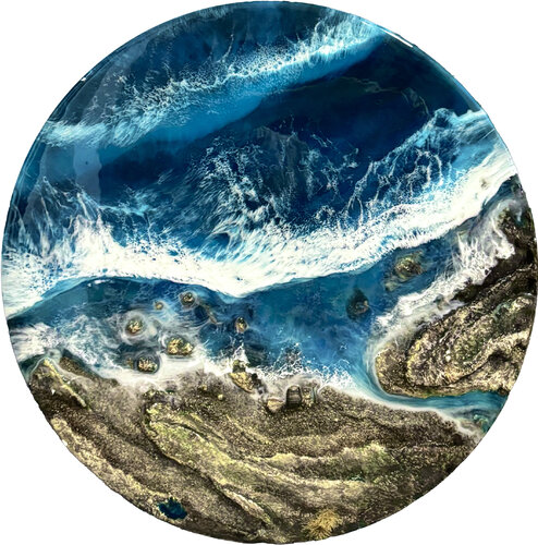 The Azure Pupil by Maria esther Leiva Ruiz, Painting for Sale on Singulart