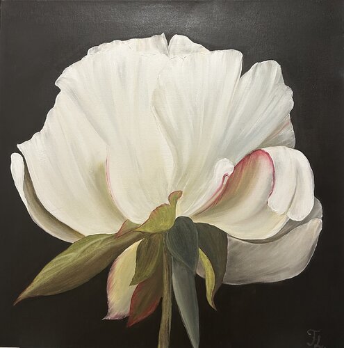 Grand pivoine van Teya, Schilderij te koop op Singulart
