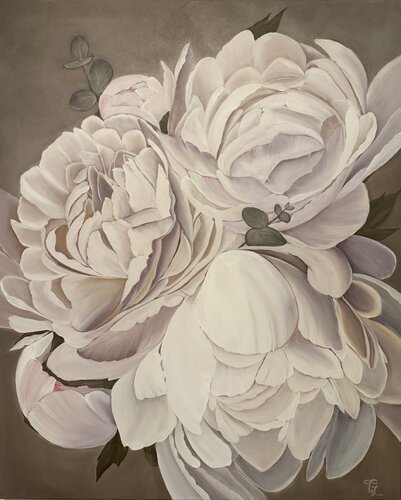 Le printemps aux couleurs pastel by Teya, Painting for Sale on Singulart