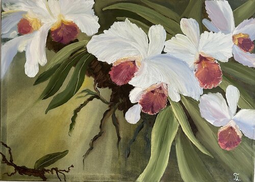 Orchidées van Teya, Schilderij te koop op Singulart
