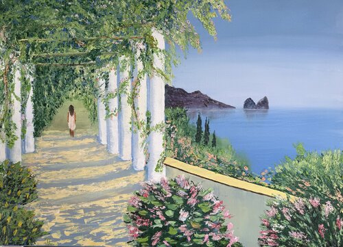 Promenade matinale by Teya, 絵画 for Sale on Singulart