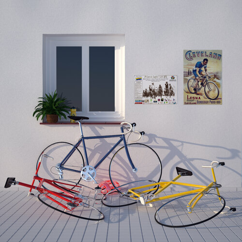 ESCENA DE VERANO CON BICIS Juan Aguirre