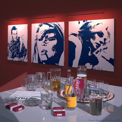 BAR DE FUMADORES by Juan Aguirre, 디지털 for Sale on Singulart