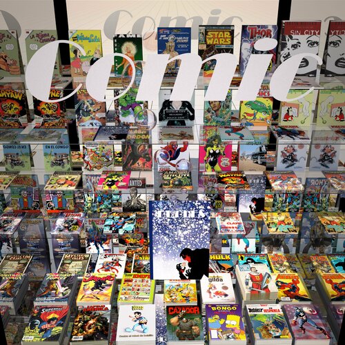 LA TIENDA DEL COMIC di Juan Aguirre, Digitale in vendita su Singulart