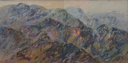 LABERINTO DEL VIENTO van Antonio Galvez, Schilderij te koop op Singulart