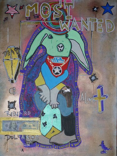 Rabbit the kid de der poeck, Pintura a la venta en Singulart