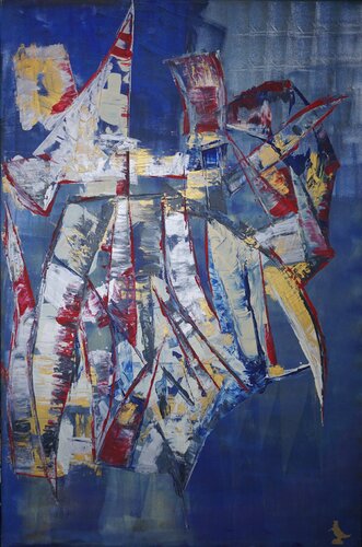 healing picture No. 077, Series III by der poeck, 회화 for Sale on Singulart