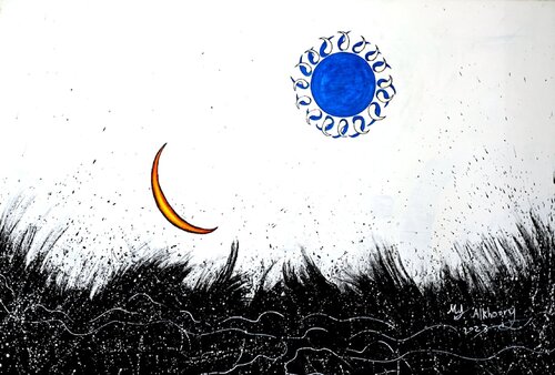 The Face Off! van Mohammad Alkhoory, Schilderij te koop op Singulart
