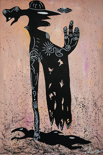 The Colonizer de Mohammad Alkhoory, Pintura a la venta en Singulart
