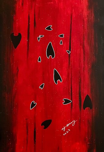 The Devil in Disguise van Mohammad Alkhoory, Schilderij te koop op Singulart