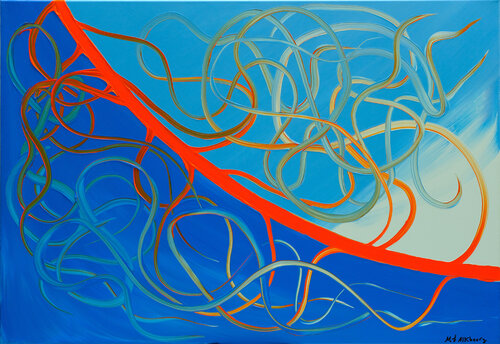 Summer Vibes van Mohammad Alkhoory, Schilderij te koop op Singulart