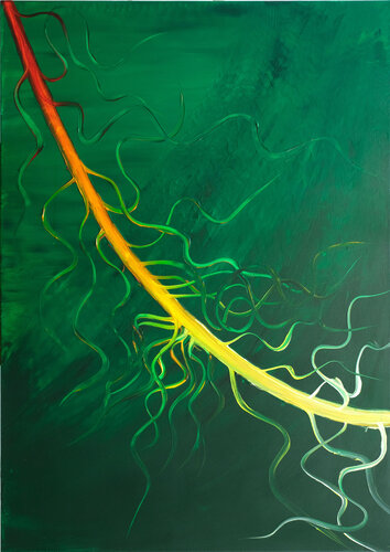 The Creative Neuron van Mohammad Alkhoory, Schilderij te koop op Singulart