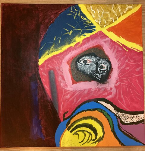 The Inherited stare van Mohammad Alkhoory, Schilderij te koop op Singulart