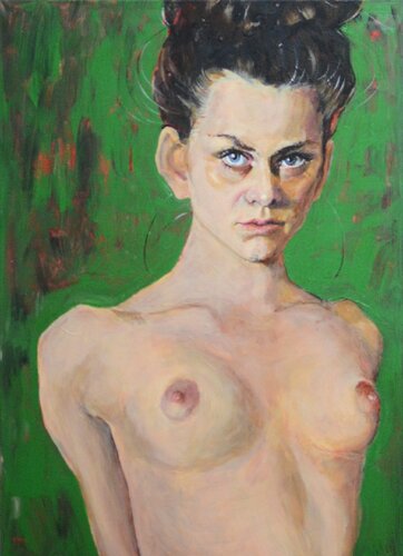 Sieh mich an! par Frank Schletter, Peinture en vente sur Singulart