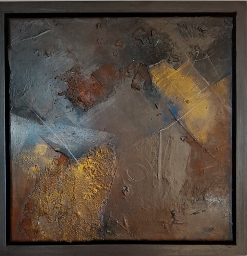 "Zu Tage fördern" - aus der Serie 770 by Karoline Kornek, Painting for Sale on Singulart