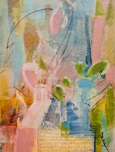 Leuchtspuren - Aufblühen par Karoline Kornek, Peinture en vente sur Singulart