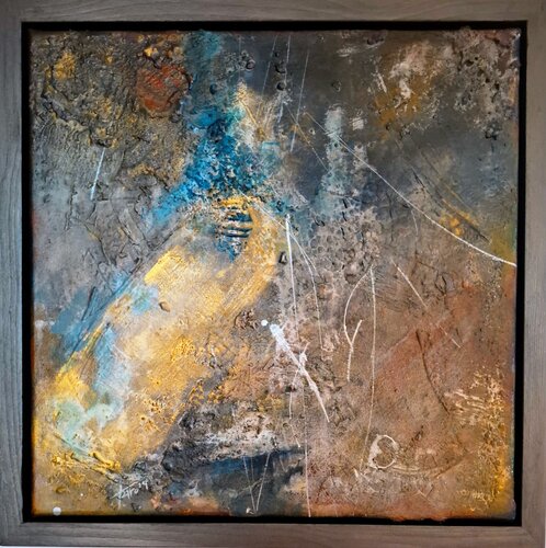 "Zu Tage fördern" - aus der Serie 770 by Karoline Kornek, Painting for Sale on Singulart