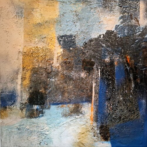 770-04 Landschaft abstrackt by Karoline Kornek, Painting for Sale on Singulart