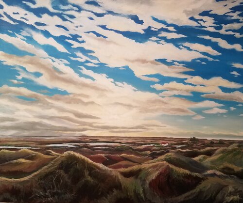 Dünen auf Spiekeroog par Frauke Heyen, Peinture en vente sur Singulart