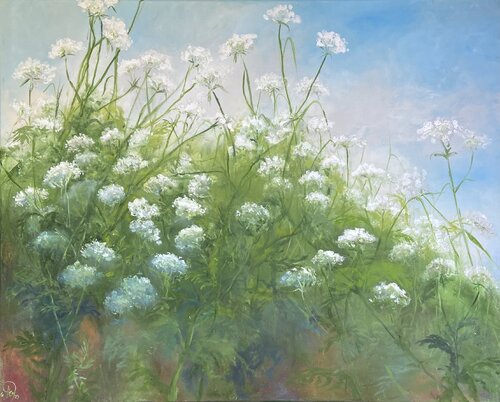 Wiesenkerbel par Frauke Heyen, Peinture en vente sur Singulart