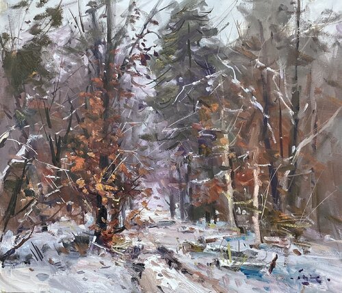 Below zero, oil on canvas von Guido Frick, Malerei kaufen auf Singulart