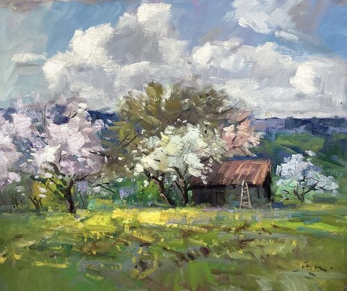 Fruehling von Guido Frick, Malerei kaufen auf Singulart