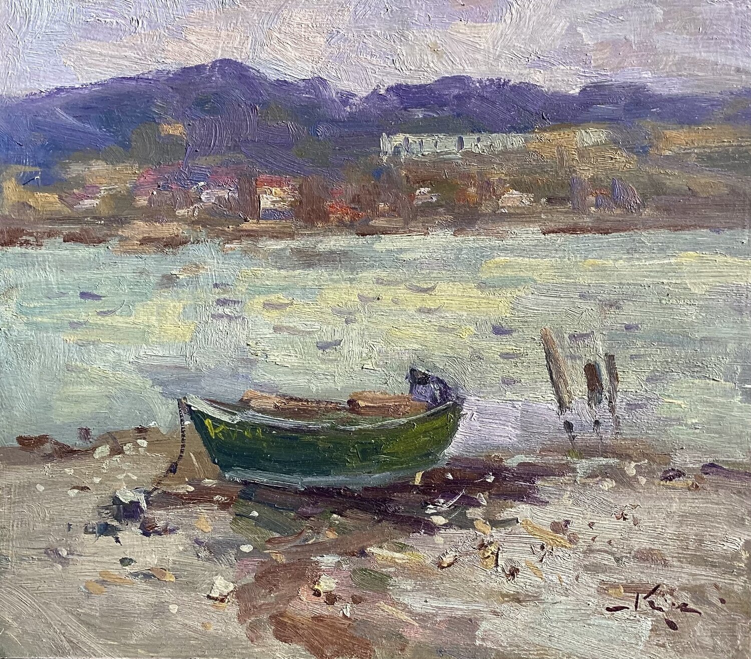 Grünes Boot Guido Frick